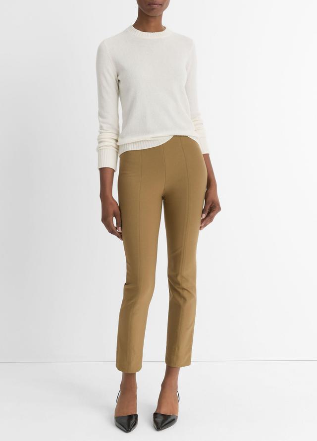 Italian Cotton-Blend Stitch-Front Seam Legging Product Image