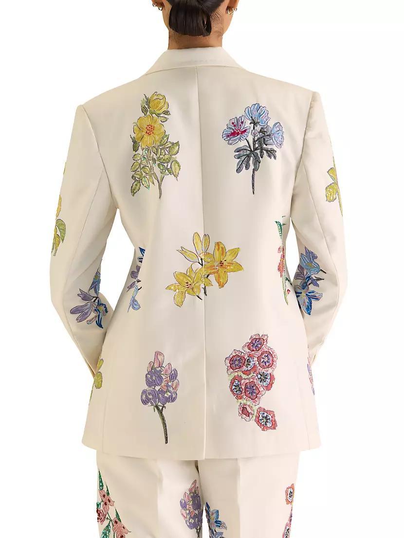 Embellished Floral Blazer Product Image