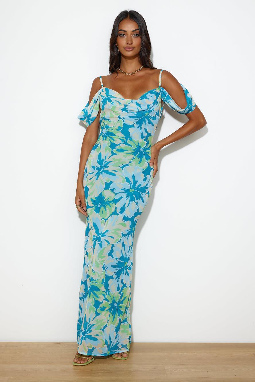 SEVEN WONDERS Longina Maxi Dress Green Product Image