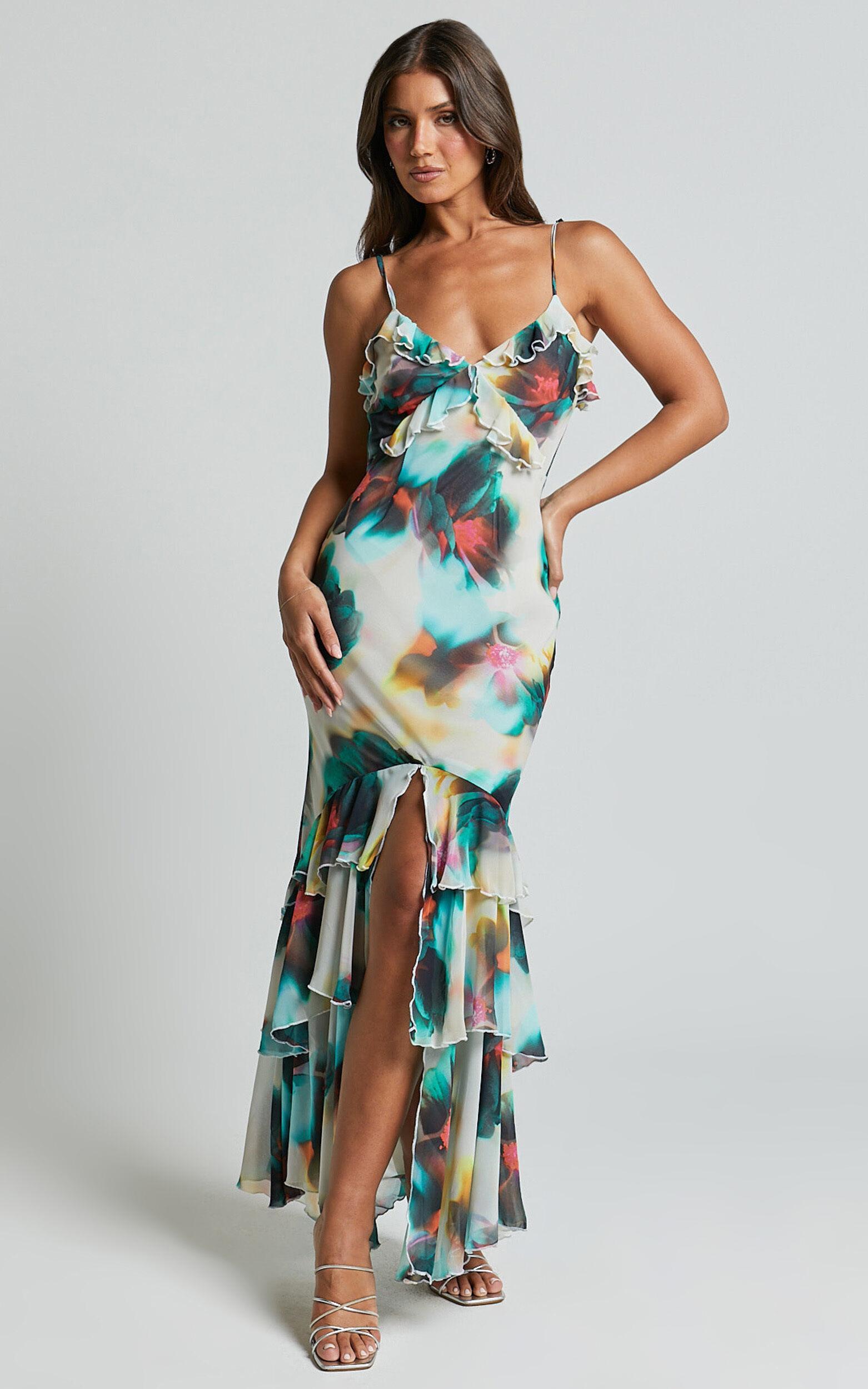 Runaway The Label - Namari Maxi Dress in CAMILA PRINT Product Image