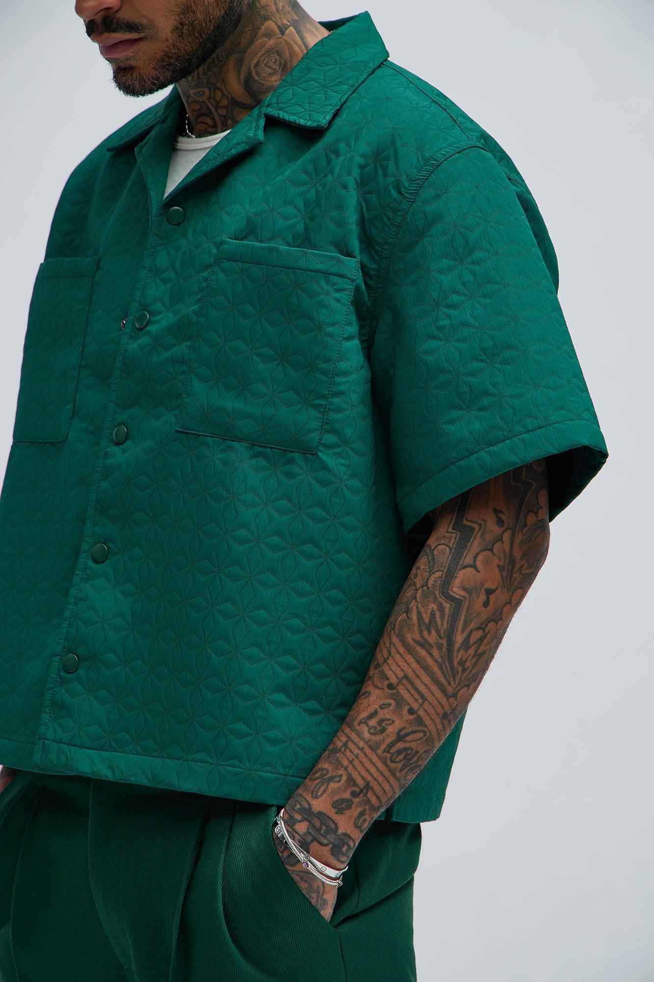 Joseph Jacquard Shirt - Green Product Image