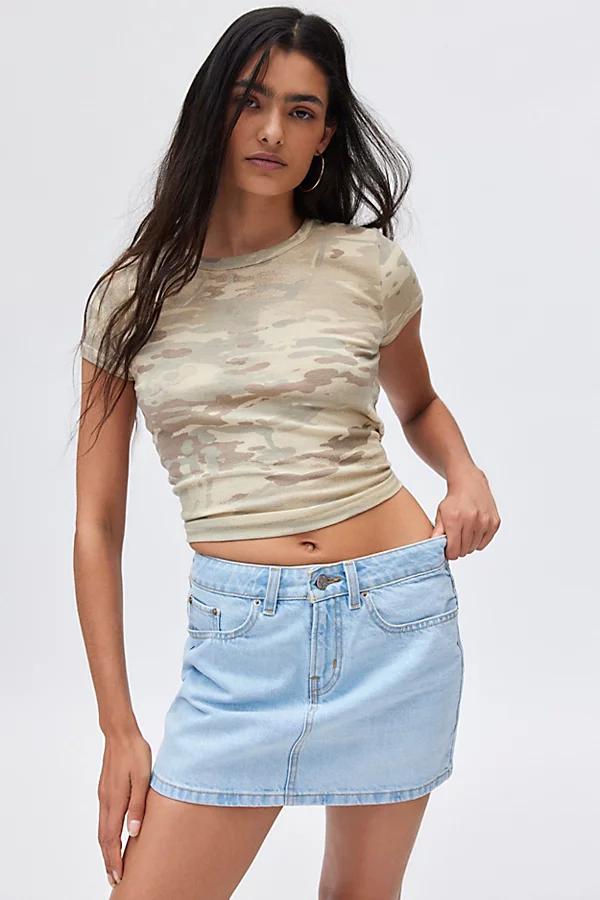 BDG Molly Denim Mini Skirt Womens at Urban Outfitters Product Image