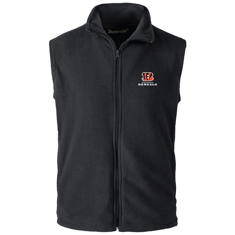 Mens Cincinnati Bengals Houston Fleece Full-Zip Vest Product Image