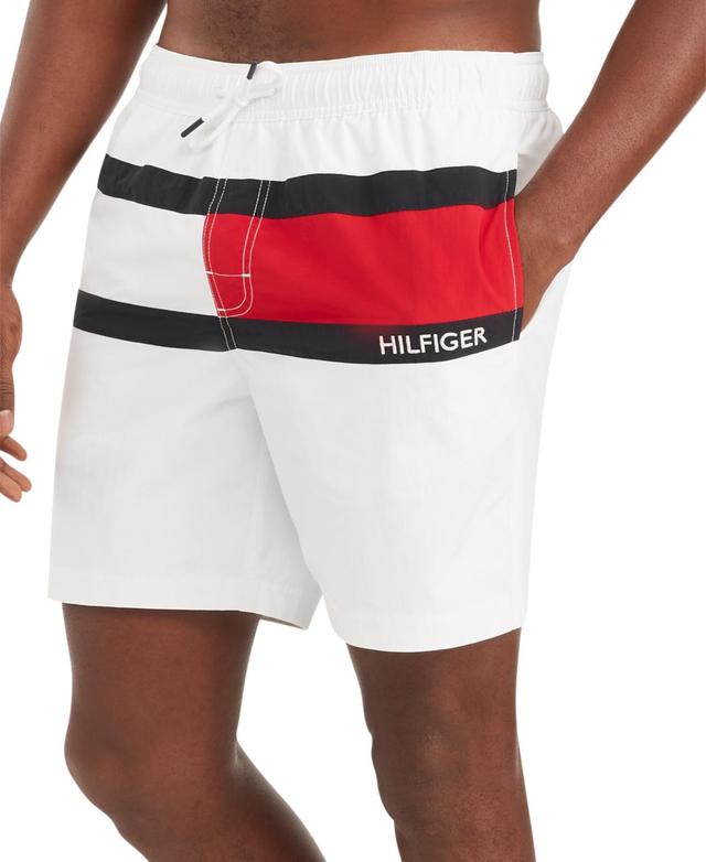 Mens Tommy Hilfiger Flag Swim Trunks Product Image