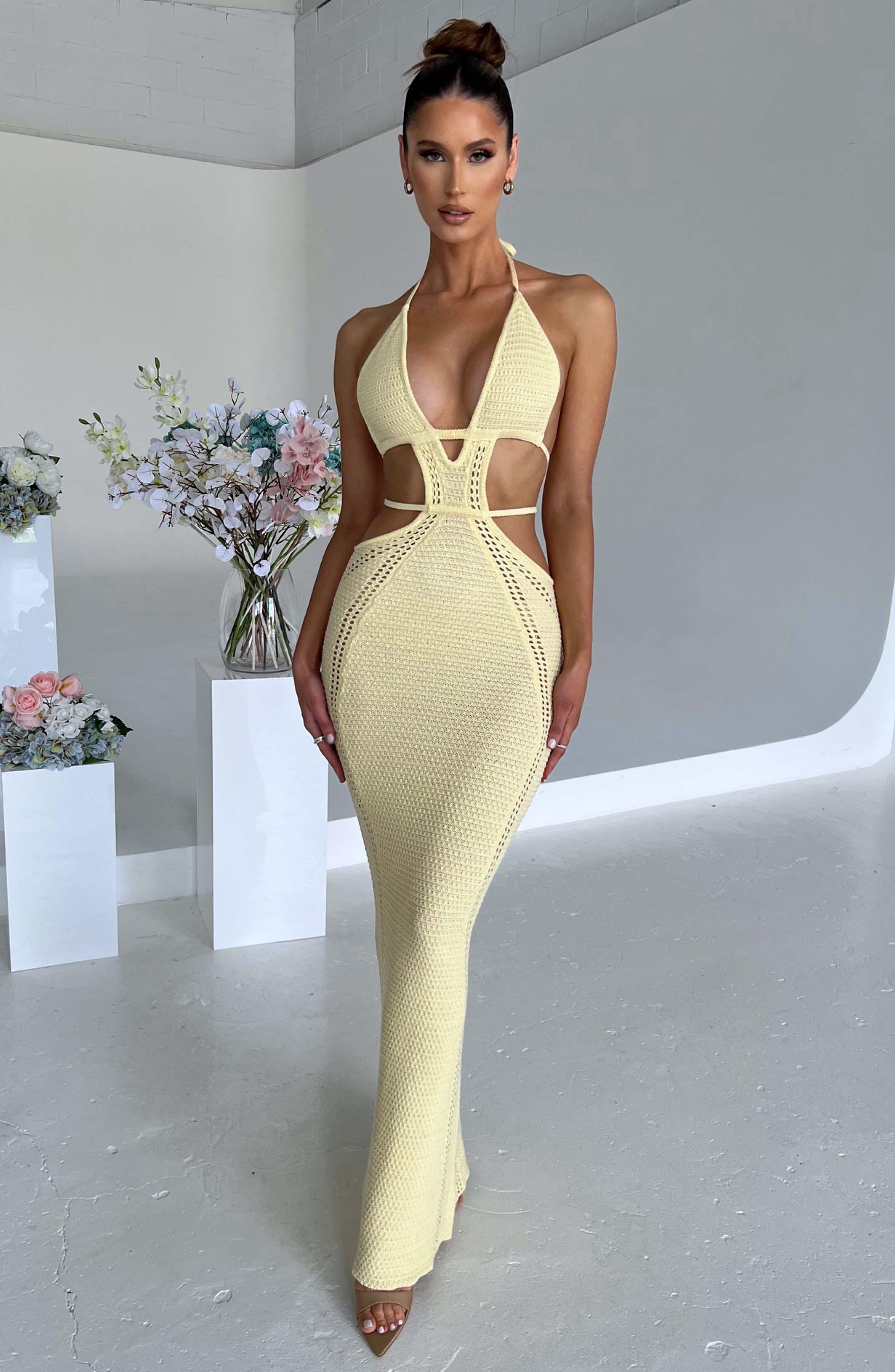 Arabella Maxi Dress - Lemon Product Image