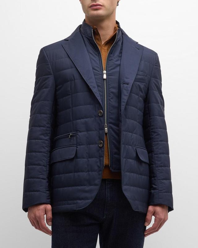 Mens Tech Overcoat with Detachable Bib Product Image