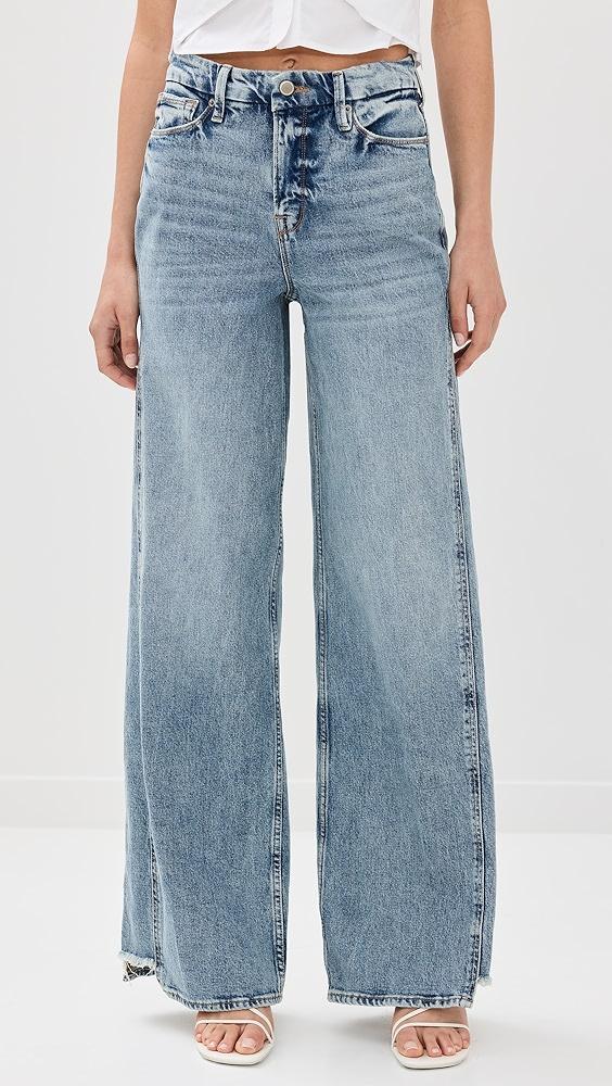 Good American Good Skate Step Insert Outseam Jeans | Shopbop Product Image