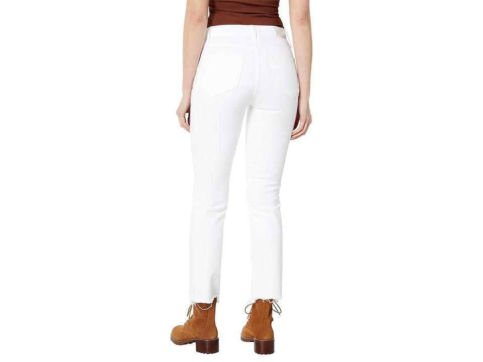 Paige Cindy Noise w/ Grand Hem (White Noise w/ Grand Hem) Women's Jeans Product Image