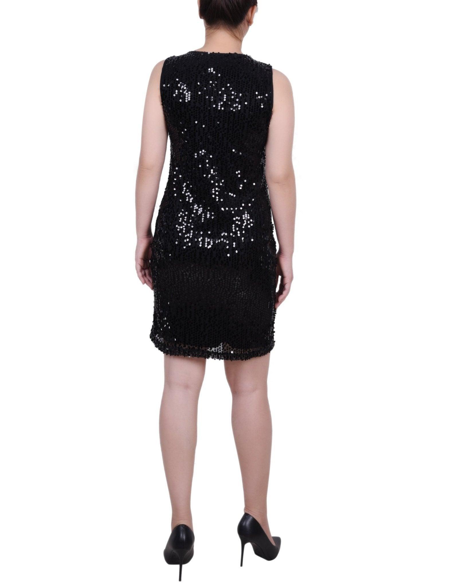 Sequined Bolero Jacket And Dress - Petite Product Image