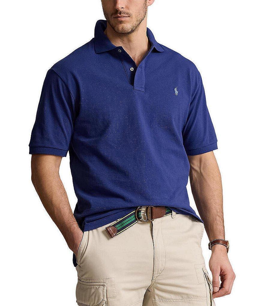 Polo Ralph Lauren Big & Tall Classic Fit Solid Cotton Mesh Polo Shirt Product Image