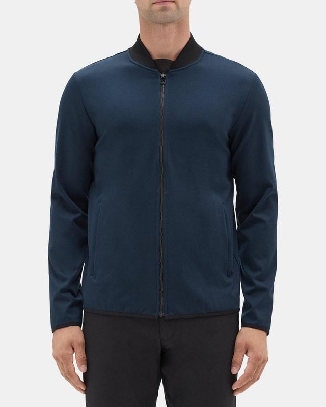 Bomber Jacket in Stretch Tech Knit Product Image