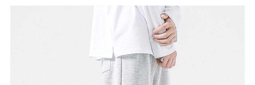 Straight Leg Cropped Sweatpants Product Image