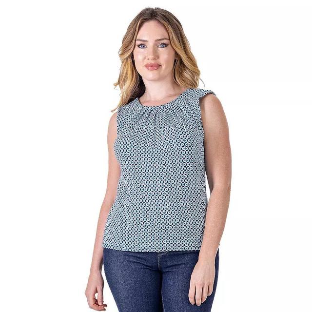 Womens 24Seven Comfort Apparel Back Closure Sleeveless Top Product Image