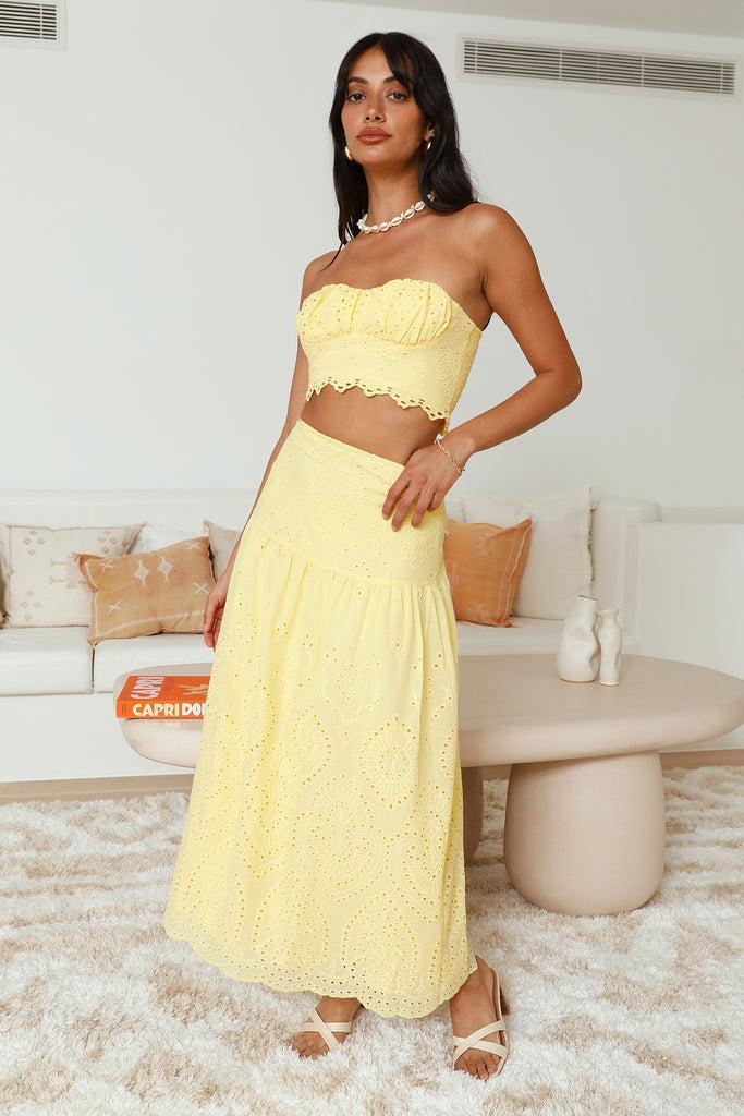 Enjoy Daylight Maxi Skirt Yellow product image