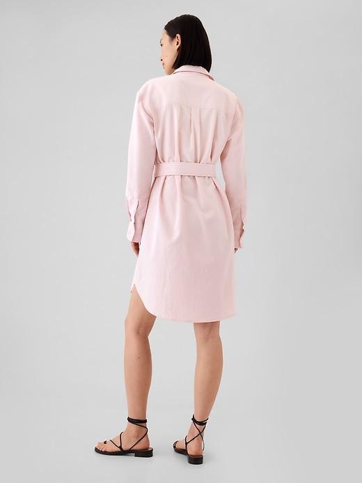 Organic Cotton Oxford Mini Shirtdress Product Image