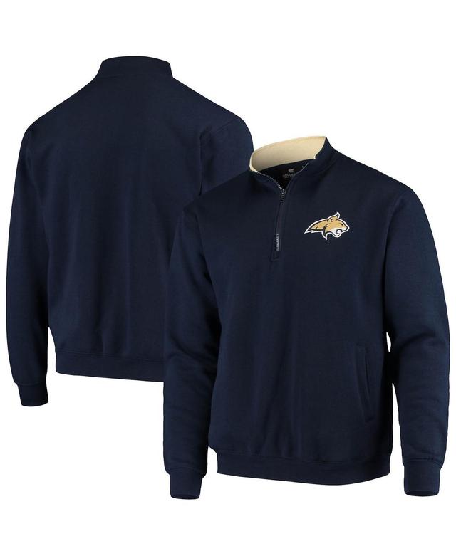 Mens Colosseum Navy Montana State Bobcats Tortugas Logo Quarter-Zip Jacket Product Image