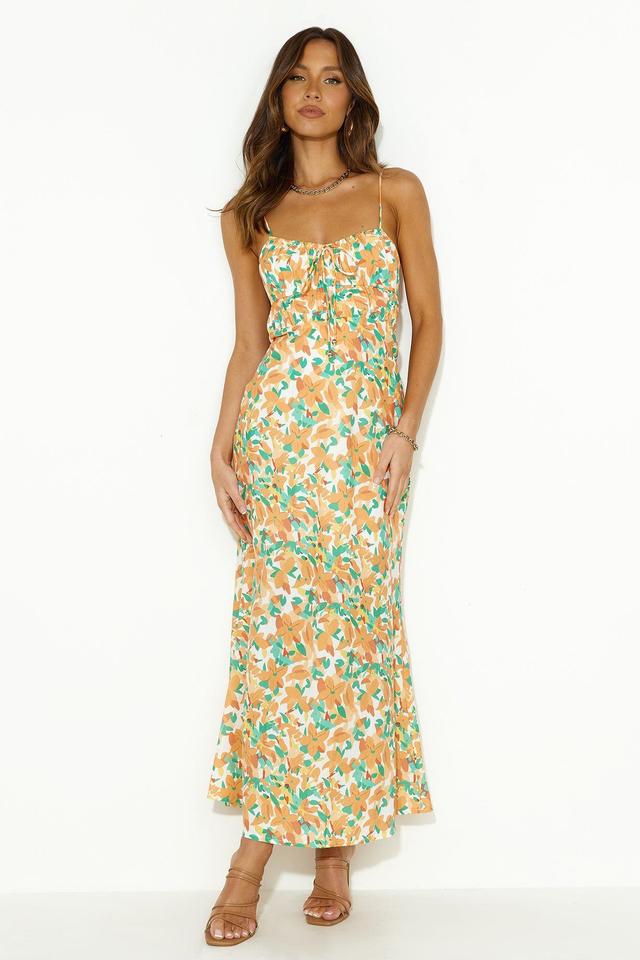 Zesty Fresh Maxi Dress Orange Product Image