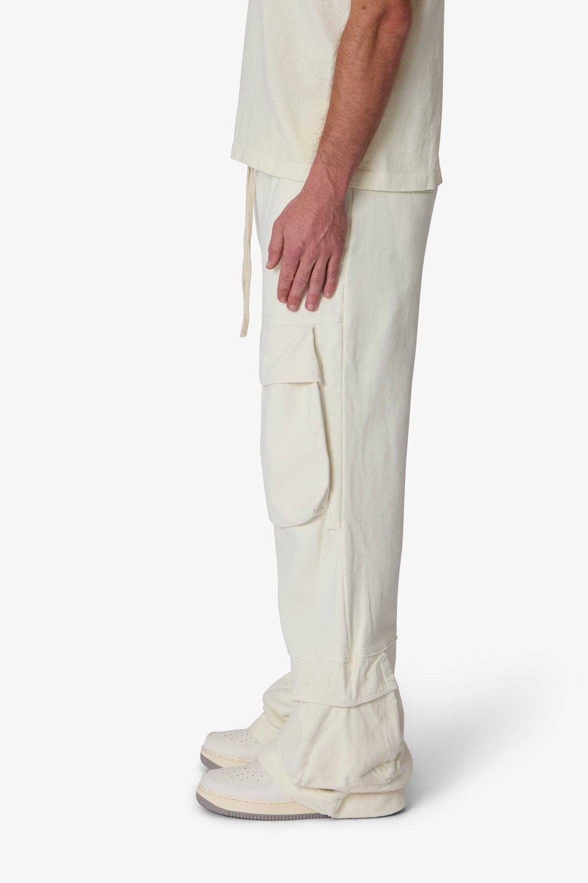 Front Cargo Sweatpants - Off White Product Image