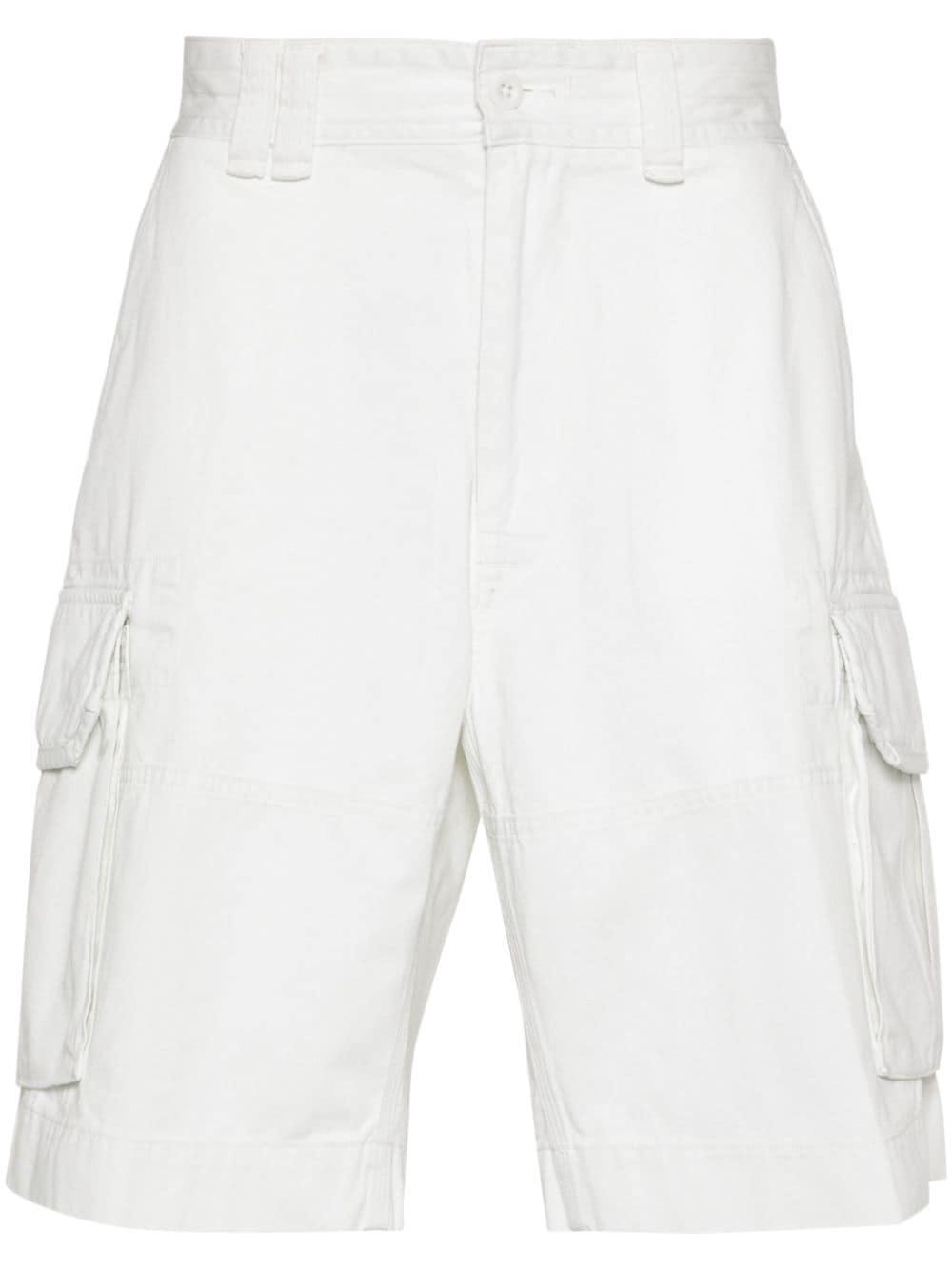 Logo-patch Cargo Shorts In White Product Image