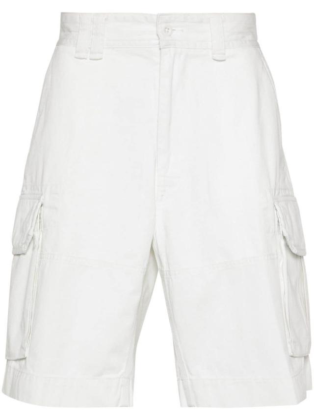 Logo-patch Cargo Shorts In White Product Image