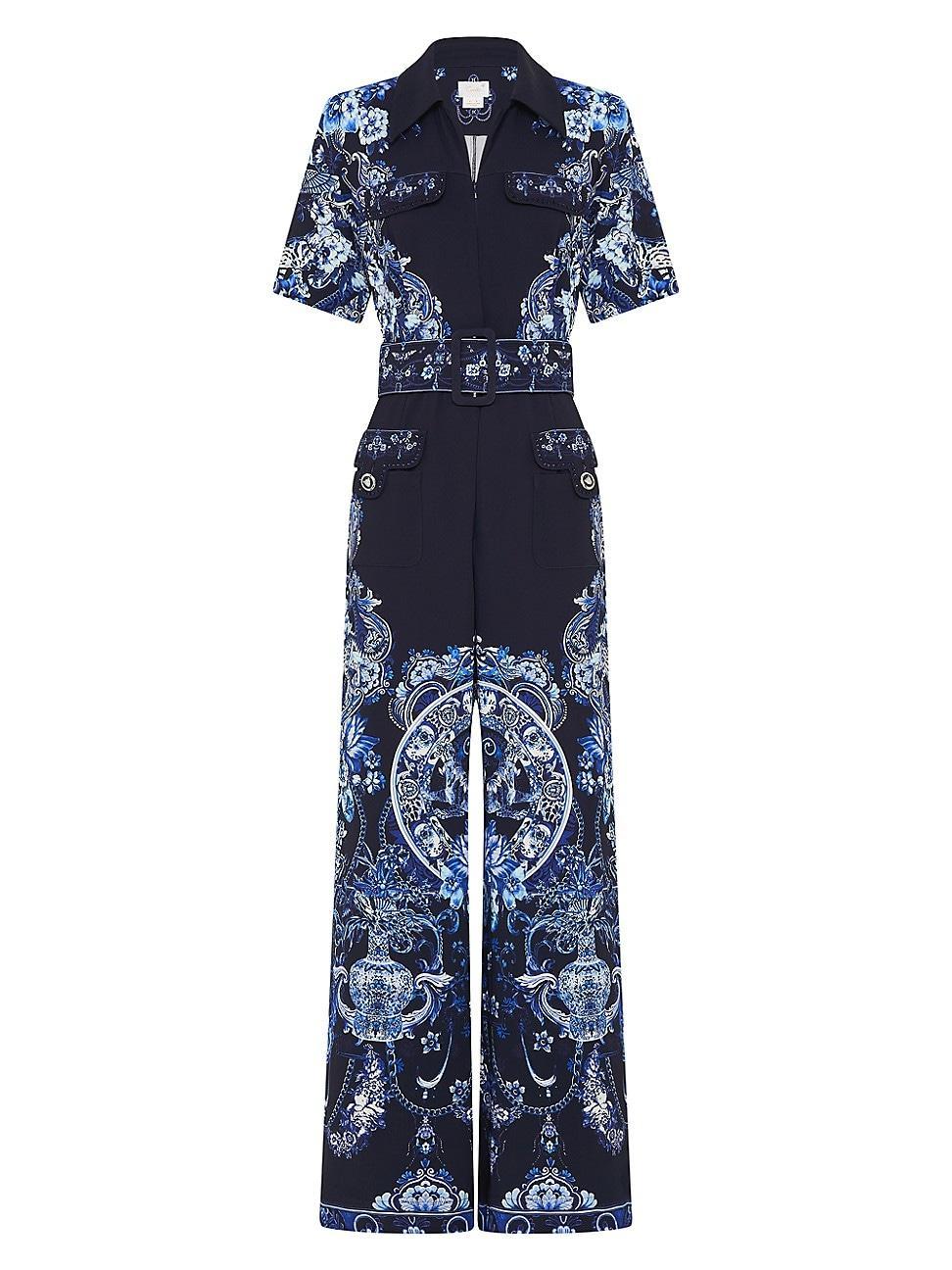 Womens Baroque Utility Jumpsuit Product Image