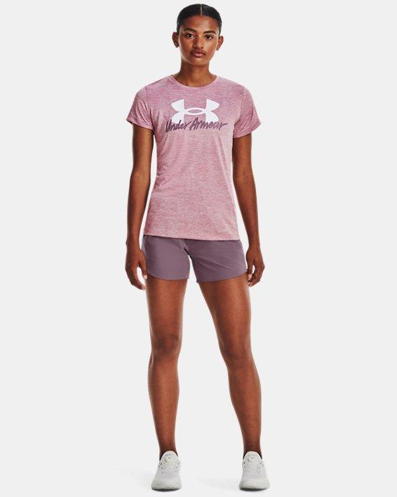 Women's UA Tech™ Twist Graphic Short Sleeve Product Image