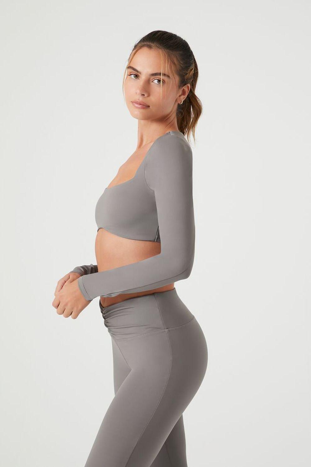 Active Square-Neck Crop Top | Forever 21 Product Image