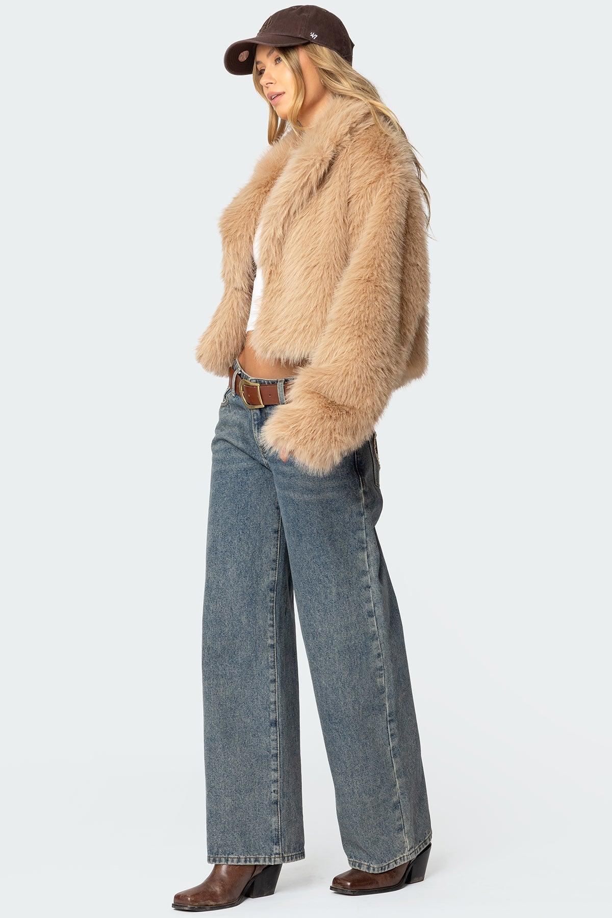 Sierra Oversized Faux Fur Jacket Product Image