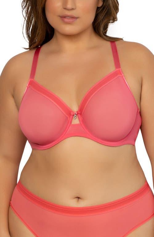 Curvy Couture Full Figure Mesh Underwire Bra Product Image