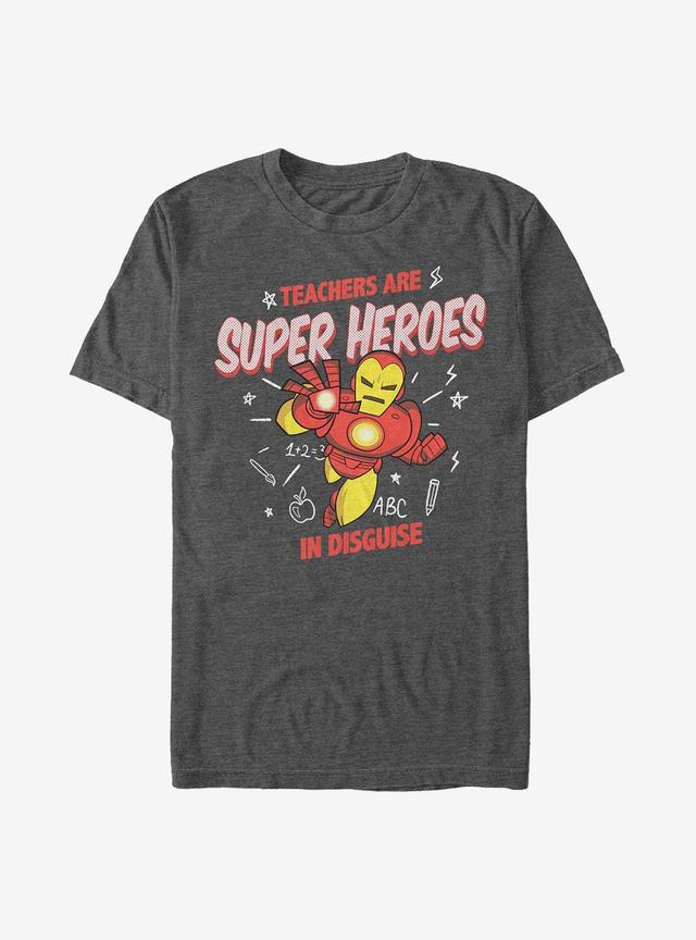 Marvel Iron Man Teachers Are Super Heroes T-Shirt Product Image