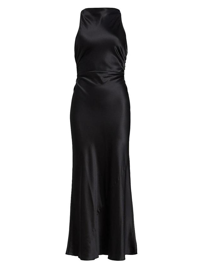 Womens Casette Silk Maxi Dress Product Image