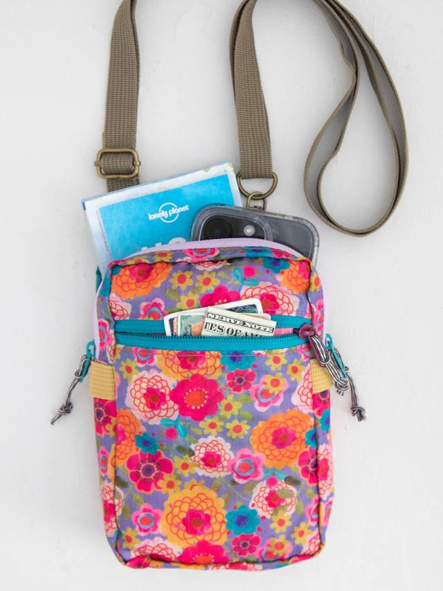 8-in-1 Pocket Crossbody - Greylac Garden Product Image