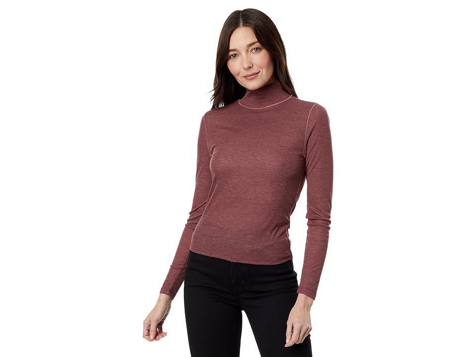 Madewell Mock Neck Semisheer T-Shirt Product Image