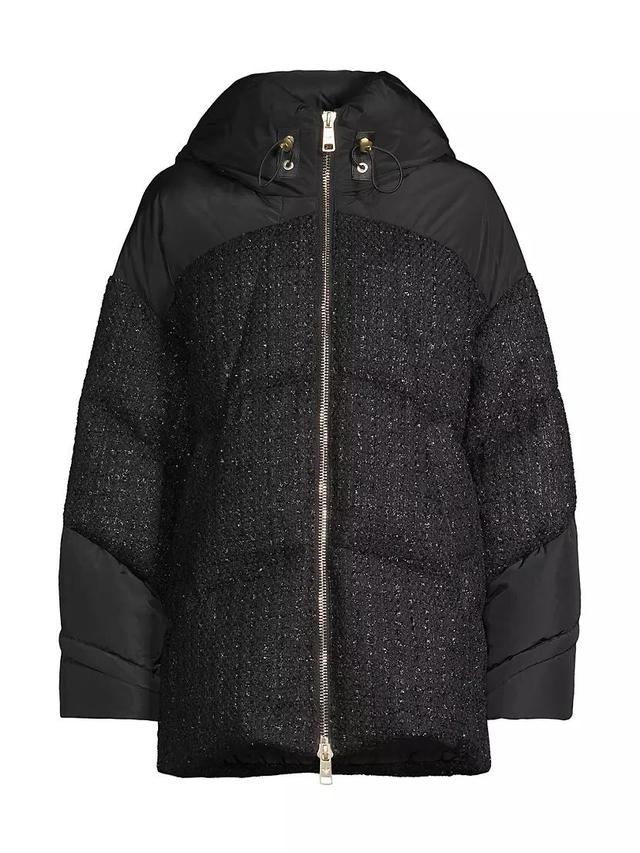 Matilde Tweed Down Puffer Jacket Product Image