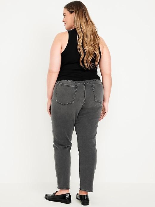 High-Waisted Built-In Warm OG Straight Jeans Product Image