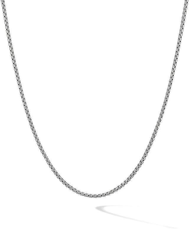 Womens Box Chain Necklace in 18K Rose Gold, 1.7MM Product Image