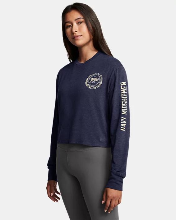 Womens UA Performance Cotton Collegiate V-Neck T-Shirt Product Image