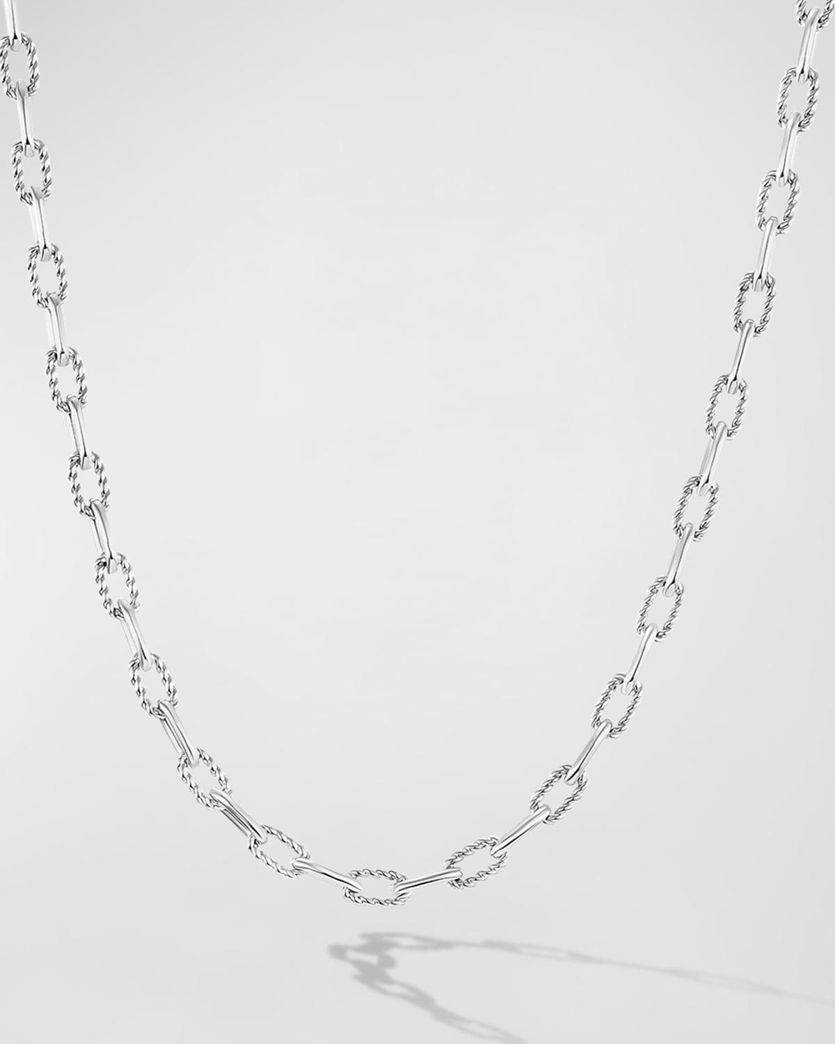 David Yurman 18K White Gold Dy Madison Chain Link Necklace, 18 Product Image