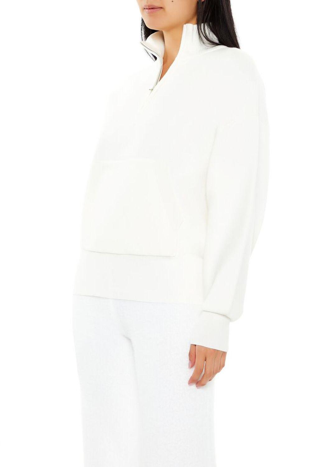 Half-Zip Funnel Neck Sweater | Forever 21 Product Image