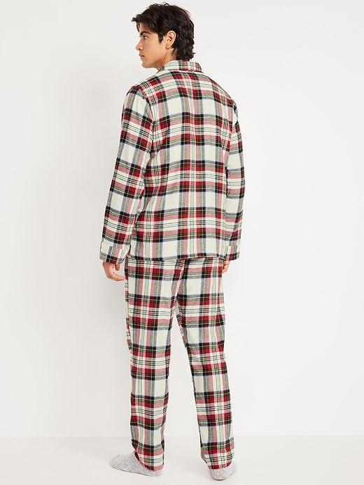 Flannel Pajama Set for Men Product Image