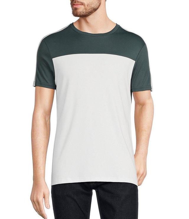 Murano Verdant Vibes Collection Slim-Fit Color Block Short Sleeve T-Shirt Product Image