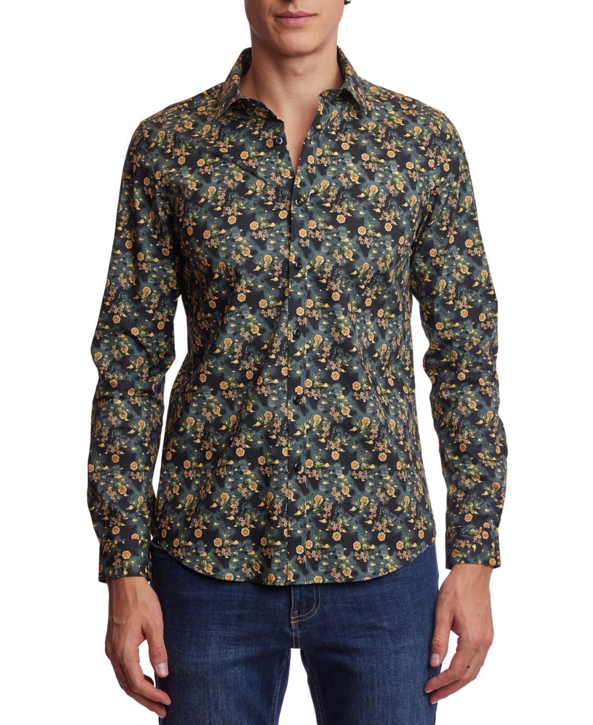 Paisley & Gray Mens Samuel Slim-Fit Floral Button-Down Shirt Product Image