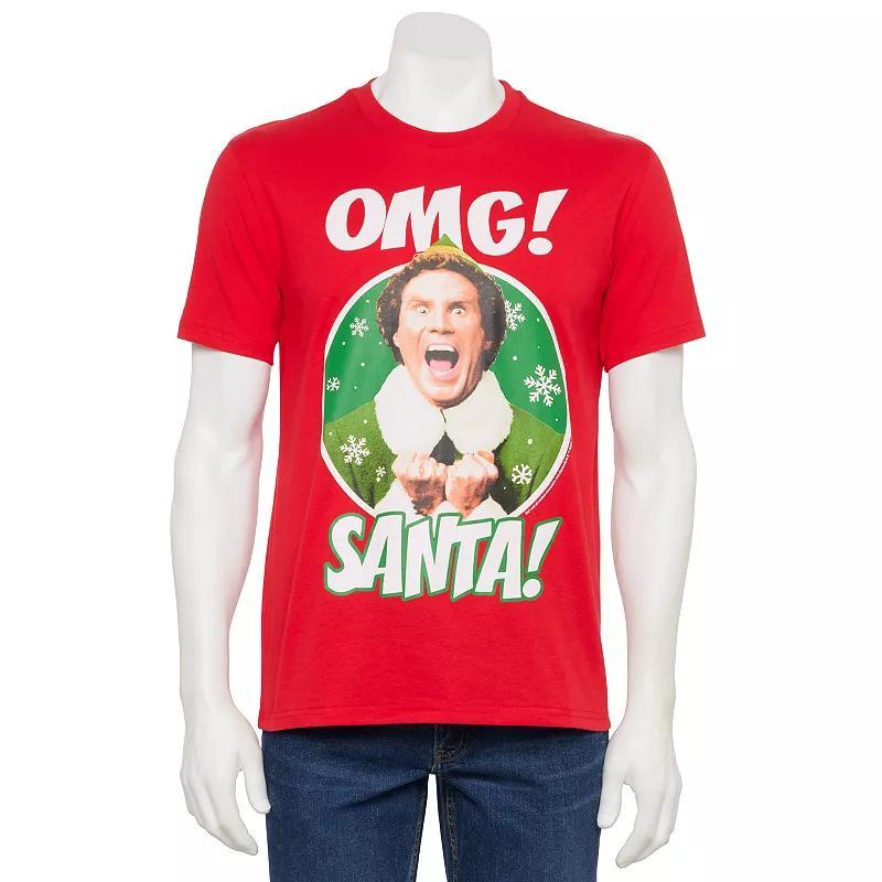 Mens OMG! Santa! I Know Him Graphic Tee Product Image