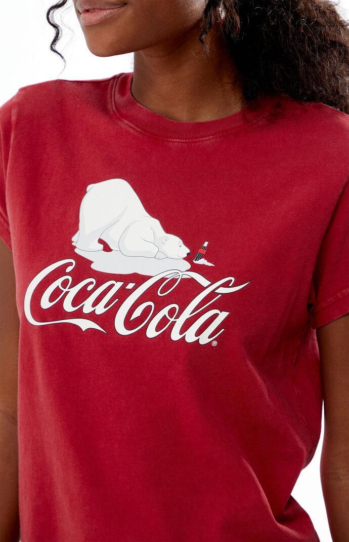 Coca Cola Women's By PacSun Polar Bear Mini T-Shirt Product Image