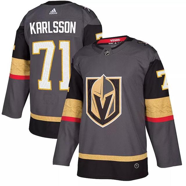 Mens adidas William Karlsson Gray Vegas Golden Knights Authentic Player Jersey Product Image