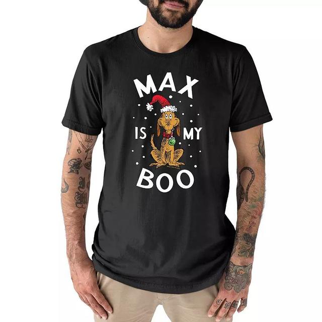 Mens Dr. Seuss The Grinch Max Is My Boo Tee Product Image