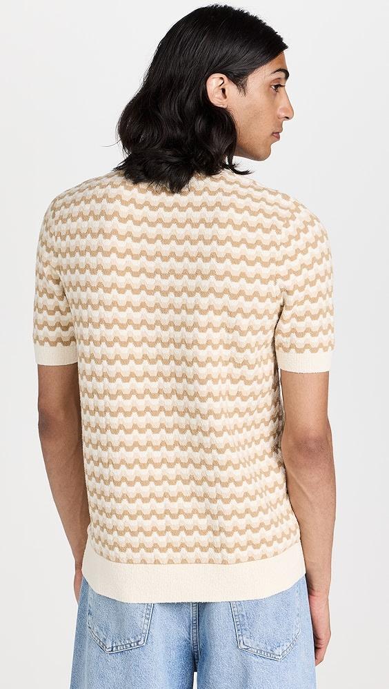 Fred Perry Boucle Jacquard Knitted Polo | Shopbop Product Image