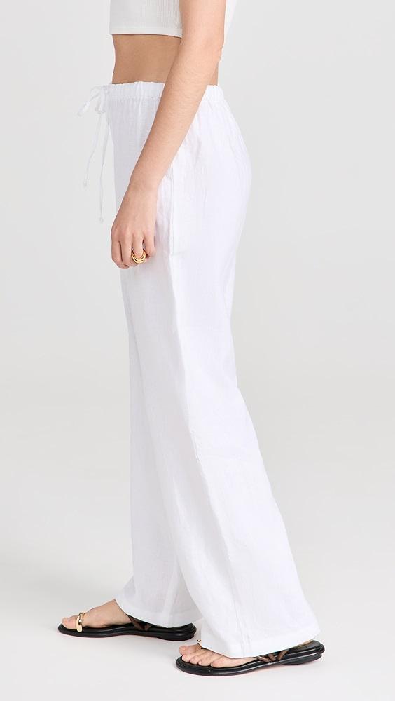 Reformation Olina Linen Pants | Shopbop Product Image