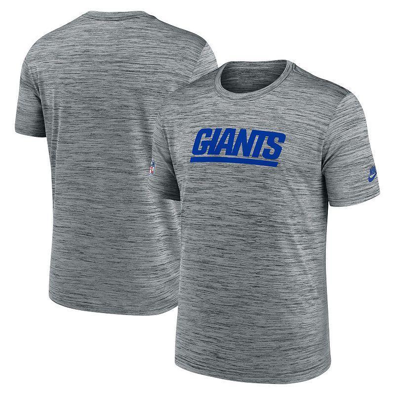 Mens Nike Gray New York Giants Velocity Alternate Logo Performance T-Shirt Product Image