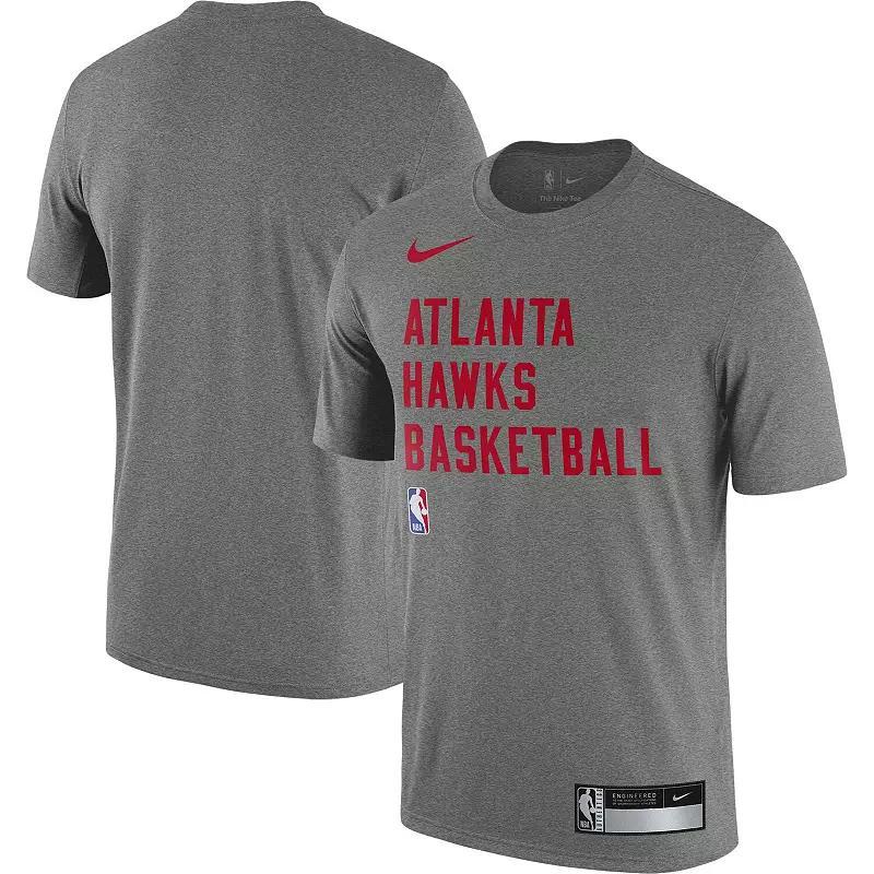 Mens Nike Heather Gray Chicago Bulls 2023/24 Sideline Legend Performance Practice T-Shirt Product Image